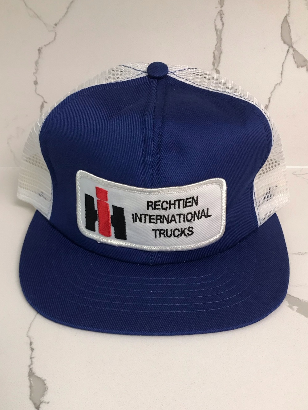 Rechtien International Trucks Mesh Trucker Hat - Blue & White